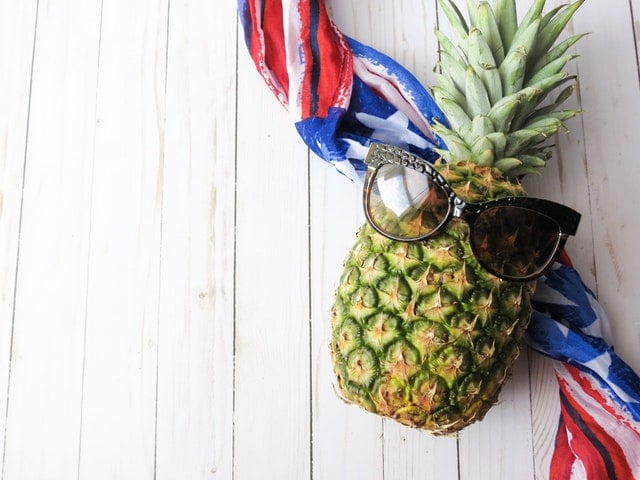 Cool Things About Hearing Aids Pineapple wearing sunglasses